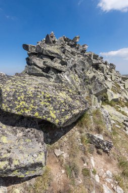 Kamenitsa tepe, Pirin Dağı, Bulgaristan üzerinden muhteşem manzara