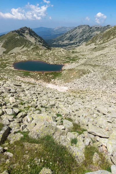 Удивительный Ландшафт Козьего Озера Гора Пирин Болгария — стоковое фото