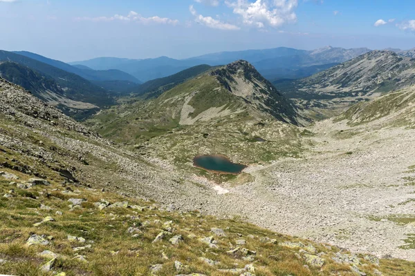 Удивительный Ландшафт Козьего Озера Гора Пирин Болгария — стоковое фото