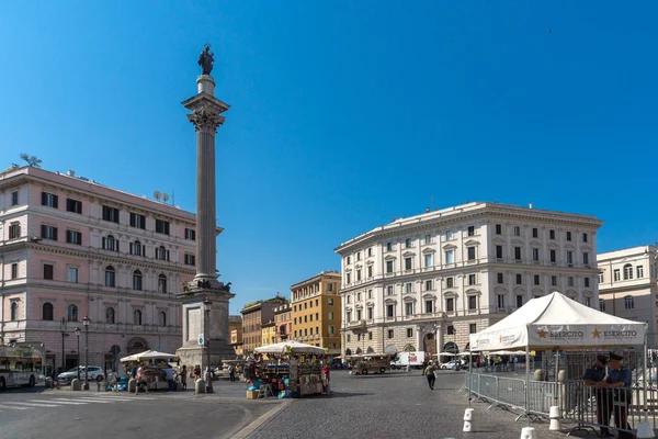 Roma Itália Junho 2017 Vista Incrível Ritmo Colonna Della Cidade — Fotografia de Stock