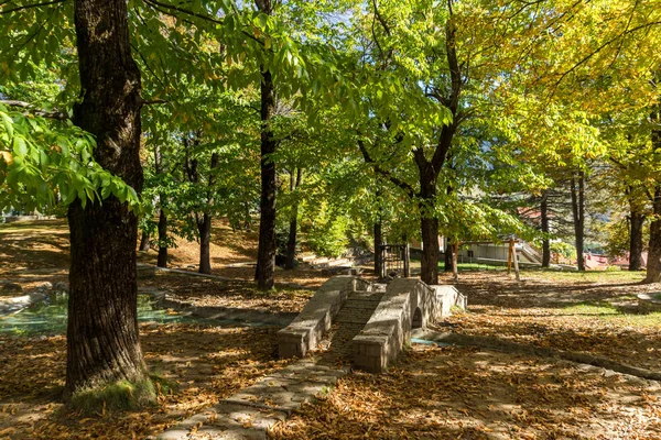 Metsovo Epirus Griechenland Oktober 2013 Herbstliche Ansicht Des Dorfes Metsovo — Stockfoto