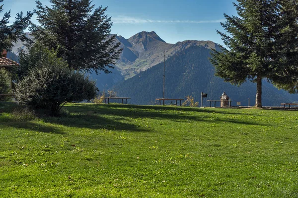 Metsovo Epir Grecja Października 2013 Jesień Widok Autentyczną Pobliżu Miasta — Zdjęcie stockowe