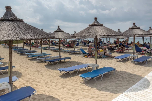 Chalkidiki Central Macedonia Greece August 2014 Seascape Kalogria Beach Sithonia — Stock Photo, Image