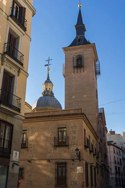 Madrid Espanha Janeiro 2018 Vista Incrível Igreja San Gines Cidade — Fotografia de Stock