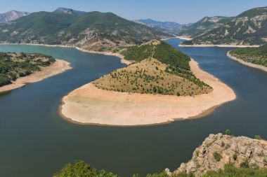 Arda Nehri Menderes ve Kırcaali depo, Bulgaristan muhteşem manzara