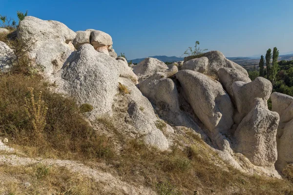 Roca Fenómeno Stone Wedding Cerca Ciudad Kardzhali Bulgaria — Foto de Stock