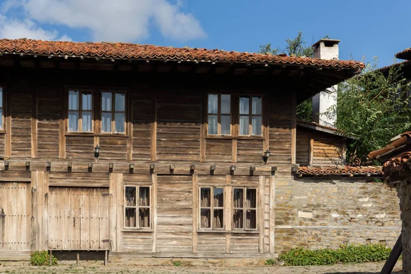 Réserve Architecturale Zheravna Avec Maisons Xixe Siècle Région Sliven Bulgarie — Photo
