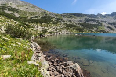 Uzun göl, Pirin Dağı, Bulgaristan ile muhteşem manzara