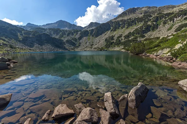 Paisagem Incrível Com Peixes Banderitsa Lake Pirin Mountain Bulgária — Fotografia de Stock