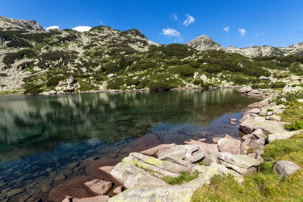 Paisagem Incrível Com Peixes Banderitsa Lake Pirin Mountain Bulgária — Fotografia de Stock