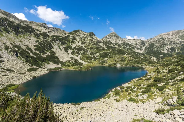 Úžasná Krajina Rybí Banderitsa Jezera Pohoří Pirin Bulharsko — Stock fotografie