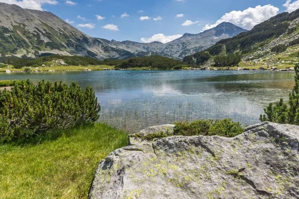 Amazing Landscape Muratovo Lake Banderishki Chukar Peak Pirin Mountain Bulgaria — Stock Photo, Image