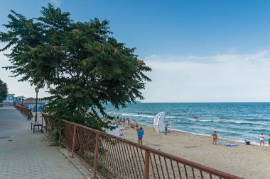 Obzor, Bulgaristan - 26 Temmuz 2014: Beach Resort Obzor, Burgaz bölge, Bulgaristan