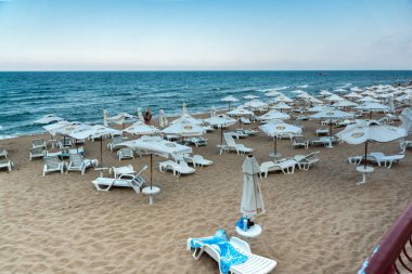 Obzor, Bulgaristan - 26 Temmuz 2014: Beach Resort Obzor, Burgaz bölge, Bulgaristan