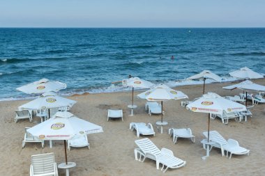 Obzor, Bulgaristan - 26 Temmuz 2014: Beach Resort Obzor, Burgaz bölge, Bulgaristan