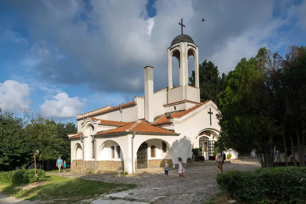 Obzor Bulharsko Července 2014 Pravoslavná Církev Svatého Jana Předchůdce Letovisku — Stock fotografie