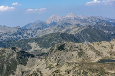 Kamenitsa tepe, Pirin Dağı, Bulgaristan üzerinden şaşırtıcı Panorama
