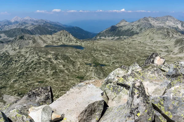 Increíble Panorama Desde Pico Kamenitsa Montaña Pirin Bulgaria — Foto de Stock