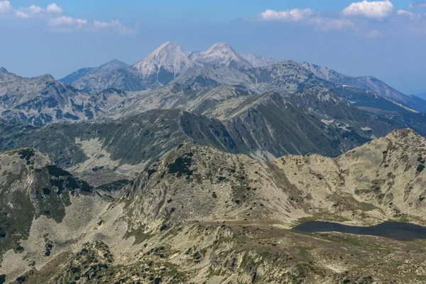 Increíble Panorama Desde Pico Kamenitsa Montaña Pirin Bulgaria —  Fotos de Stock