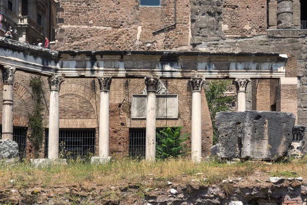 Roma Itália Junho 2017 Vista Panorâmica Fórum Romano Capitólio Cidade — Fotografia de Stock