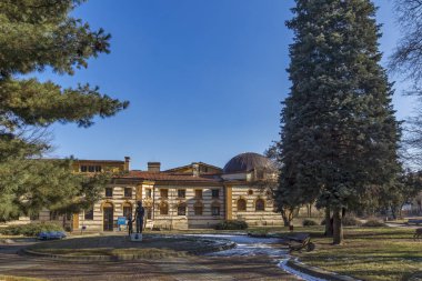 : Kyustendil, Bulgaria - 15 Ocak 2015: Osmanlı döneminde şehir Kyustendil, Bulgaria Chifte banyosundan