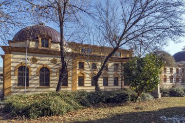 : Kyustendil, Bulgaria - 15 Ocak 2015: Osmanlı döneminde şehir Kyustendil, Bulgaria Chifte banyosundan