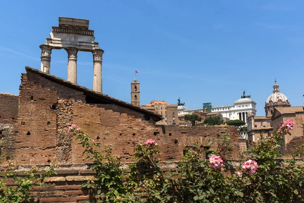 Rome Italie Juin 2017 Ruines Forum Romain Colline Capitole Rome — Photo