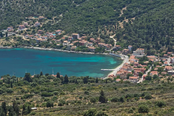 Úžasná Krajina Agia Effimia Město Kefalonia Jónské Ostrovy Řecko — Stock fotografie