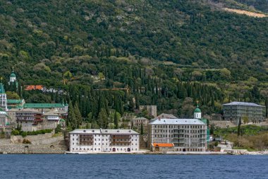 Mount Athos özerk manastır devlet kutsal dağ, Chalkidiki, Yunanistan Saint Panteleimon (Saint Pantaleon) Manastırı