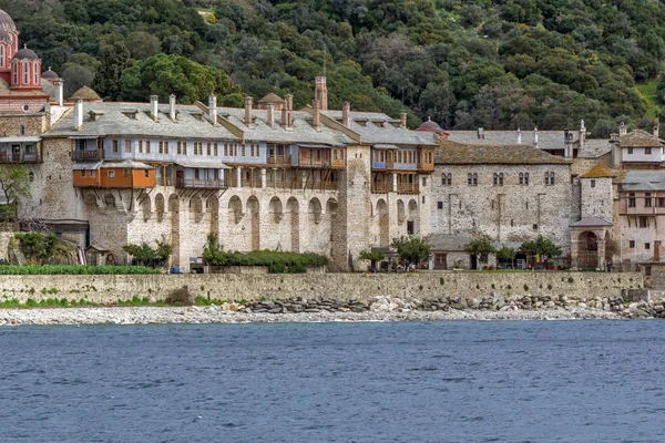 Xenophontos Monastery Mount Athos Autonomous Monastic State Holy Mountain Chalkidiki — Stock Photo, Image