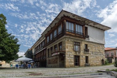 Kotel, Bulgaristan - 1 Ağustos 2014: Kotel tarihi kasaba Sliven bölge, Bulgaristan ortasına