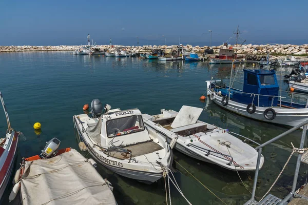 Θάσος Ελλάδα Απριλίου 2016 Λιμάνι Της Σκάλα Καλλιράχης Θάσος Ανατολικής — Φωτογραφία Αρχείου
