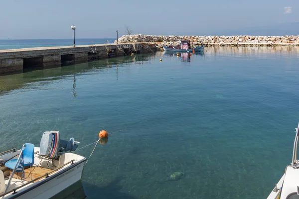 Thassos Grecia Abril 2016 Puerto Skala Sotiros Isla Tasos Macedonia — Foto de Stock