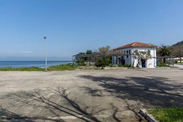 Thassos Griechenland April 2016 Alte Häuser Skala Rachoniou Thassos Insel — Stockfoto