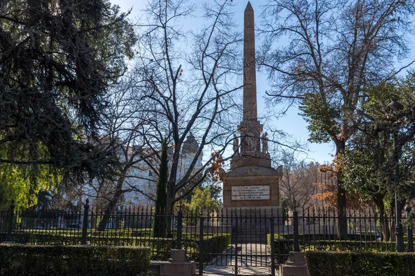 Μαδρίτη Ισπανία Ιανουαρίου 2018 Μνημείο Πεσόντων Της Μαδρίτης Ισπανία — Φωτογραφία Αρχείου