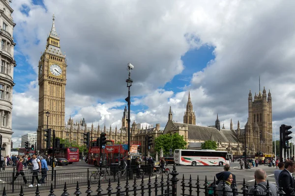 Londres Inglaterra Junio 2016 Casas Del Parlamento Westminster Palace Londres — Foto de Stock