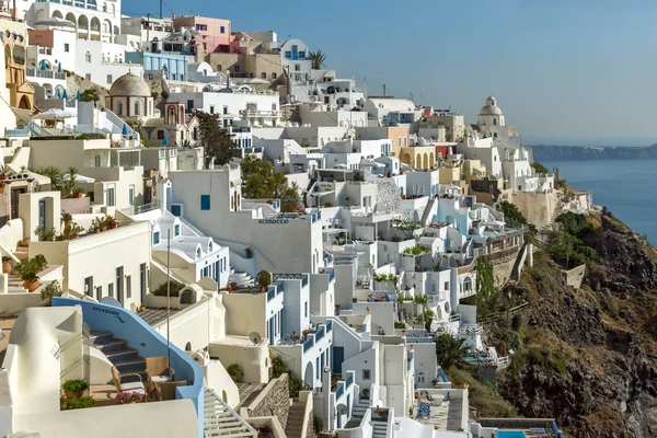 Santorini Grèce Mai 2013 Vue Panoramique Île Santorin Thira Cyclades — Photo