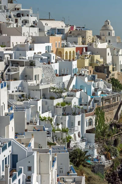 Santorini Grecja Maja 2013 Panoramiczny Widok Santorini Island Thira Cyklady — Zdjęcie stockowe