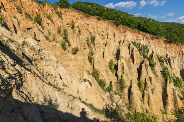 Táj Rock Formáció Stob Piramisok Rila Hegység Régióban Kyustendil Bulgária — Stock Fotó