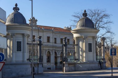 Madrid, İspanya - 22 Ocak 2018: Bina, Tarım Bakanlığı şehir Madrid, İspanya