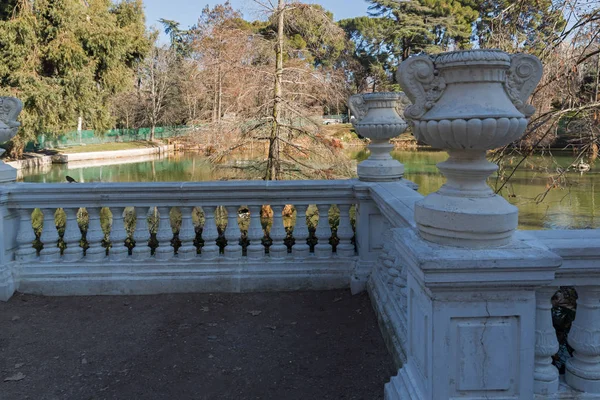 Stock image MADRID, SPAIN - JANUARY 22, 2018: Crystal Palace in The Retiro Park  in City of Madrid, Spain