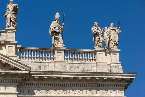 Rome Italia Kesäkuu 2017 San Giovannin Basilikan Arkkitehtoninen Yksityiskohta Lateranossa — kuvapankkivalokuva
