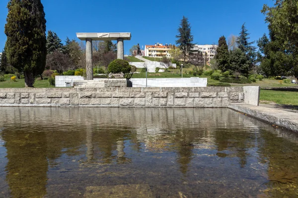 Sandanski Bulgaria Abril 2018 Monumento Estatua Espartaco Ciudad Sandanski Bulgaria — Foto de Stock