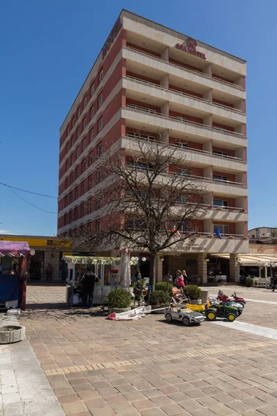 Sandanski Bulgarije April 2018 Center Pedestrian Street Stad Van Sandanski — Stockfoto