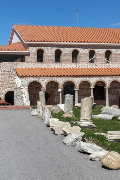 Sandanski Bulgaria Aprile 2018 Rovine Del Complesso Episcopale Con Basilica — Foto Stock