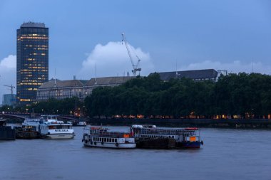 Londra, İngiltere - 16 Haziran 2016: şaşırtıcı gece Cityscape, Londra, İngiltere, Birleşik Krallık