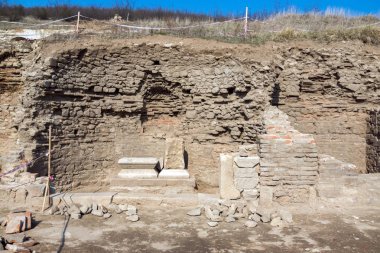 Heraclea Sintica - Bulgaristan 'ın? ntique Makedonya kentinin kalıntıları