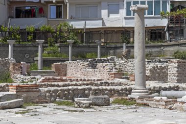 Sandanski kasabasındaki eski Hıristiyan kompleksinin kalıntıları