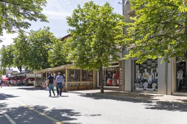 Sandanski 'deki ana yaya sokağı.