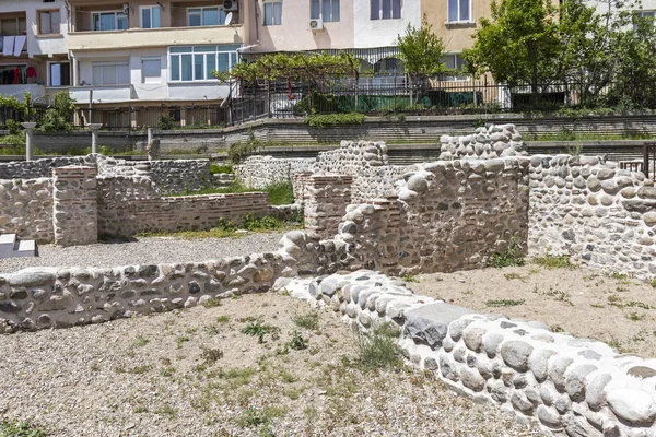 Ruiner av tidiga kristna komplex i staden Sandanski — Stockfoto
